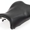 Motorcycle Seat TCMT Black Foam Leather Front-0
