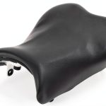 Motorcycle Seat TCMT Black Foam Leather Front-0