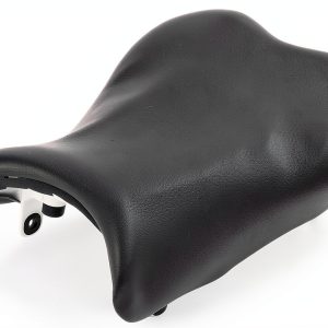 Motorcycle Seat TCMT Black Foam Leather Front-0