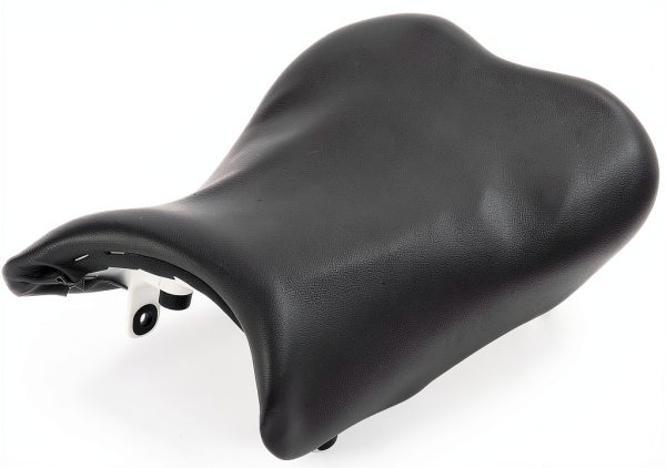 Motorcycle Seat TCMT Black Foam Leather Front-0