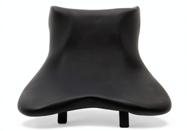 Motorcycle Seat TCMT Black Foam Leather Front-3