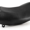 Motorcycle Seat TCMT Black Foam Leather Front-2
