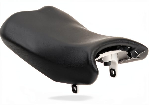 Motorcycle Seat TCMT Black Foam Leather Front-5