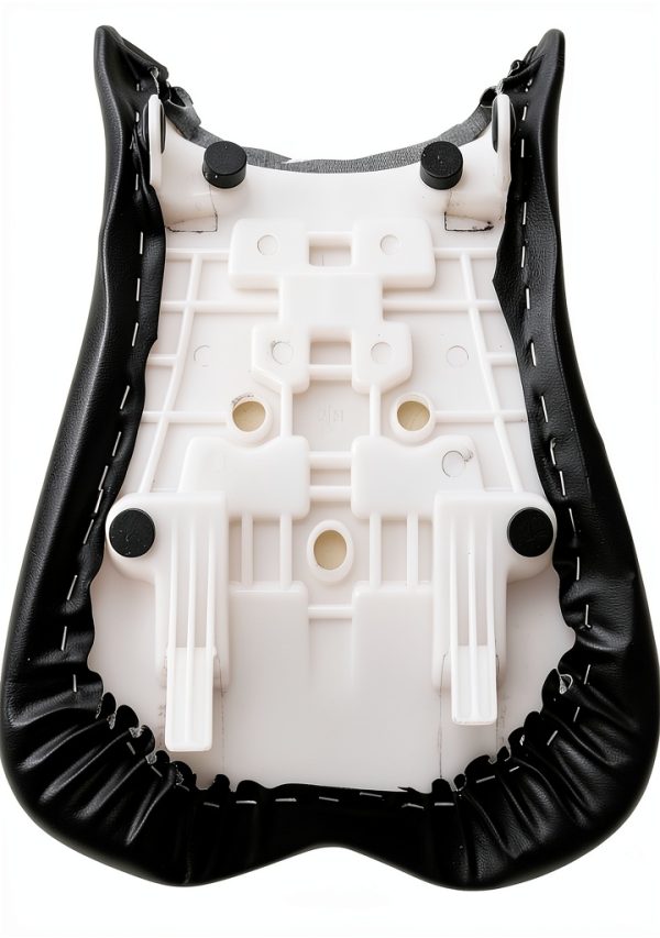 Motorcycle Seat TCMT Black Foam Leather Front-6