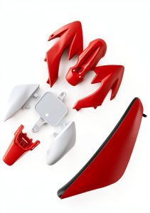 Hyssk Red Off-Road Motorcycle Seat-0