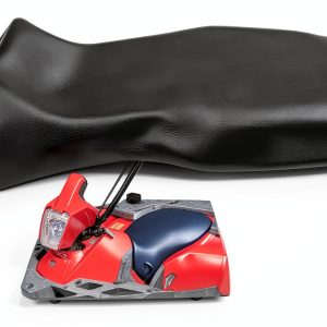 HECASA ATV Seat Cover Black Custom Fit-0