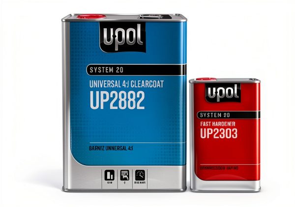 U-POL Clear Coat Automotive Paint 500ml Gloss Finish-0