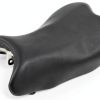 Motorcycle Seat TCMT Black Foam Leather Front-1