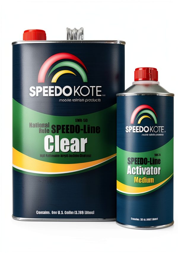Speedokote Clear Coat 1 Gallon High‑Gloss UV‑Resistant Acrylic Finish-0