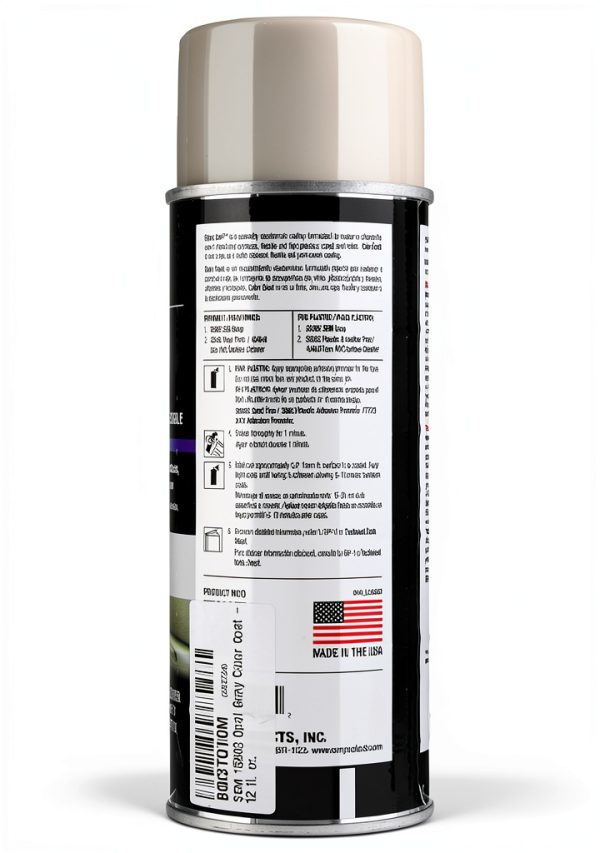 SEM Color Coat Vinyl Paint Opal Gray 12 Fl Oz Satin Finish for Metal-1