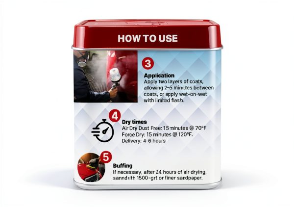 FinishX Clear Coat Kit 1 Gallon + 1 Quart UV Resistant High Gloss-3