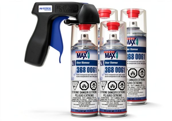 Spray Max High Gloss Glow Spray Paint 4 Can Interior Exterior-0