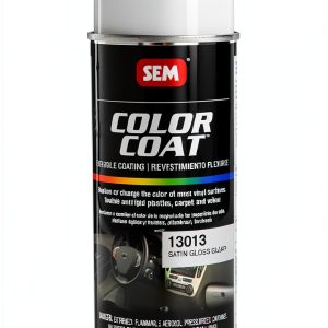 SEM Satin Clear Gloss Spray Paint 13013 12oz Automotive Clear Coat-0