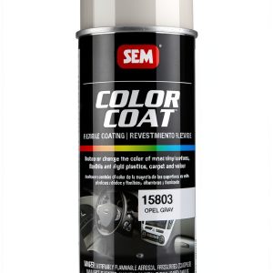 SEM Color Coat Vinyl Paint Opal Gray 12 Fl Oz Satin Finish for Metal-0