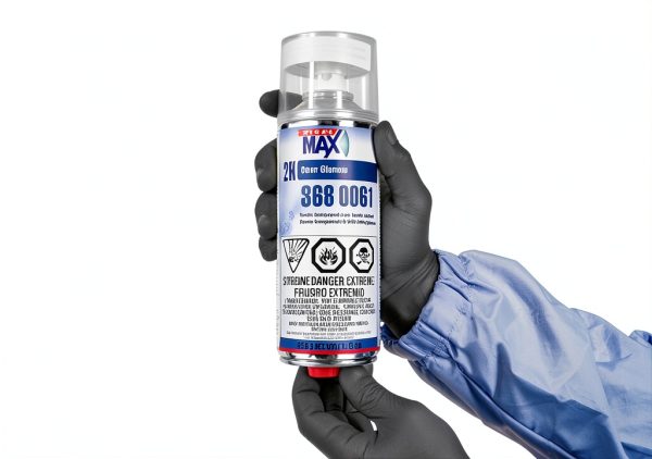 SprayMax Clear Gloss 2K Urethane Basecoat Aerosol 6 Pack-4