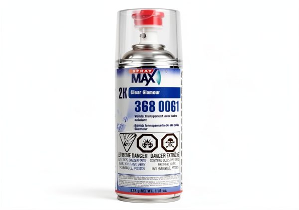SprayMax Clear Gloss 2K Urethane Basecoat Aerosol 6 Pack-0