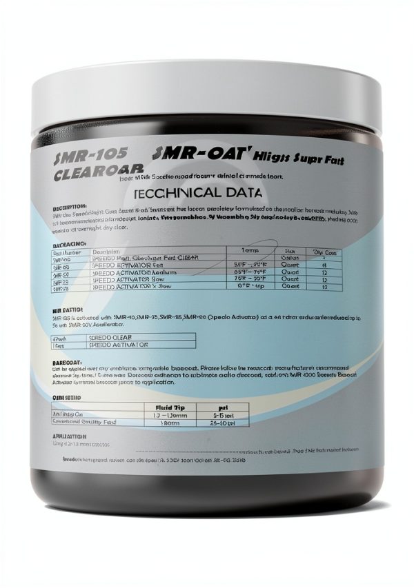 Speedokote Clear Coat SMR-105/60 2‑Piece High Gloss UV‑Resistant-1