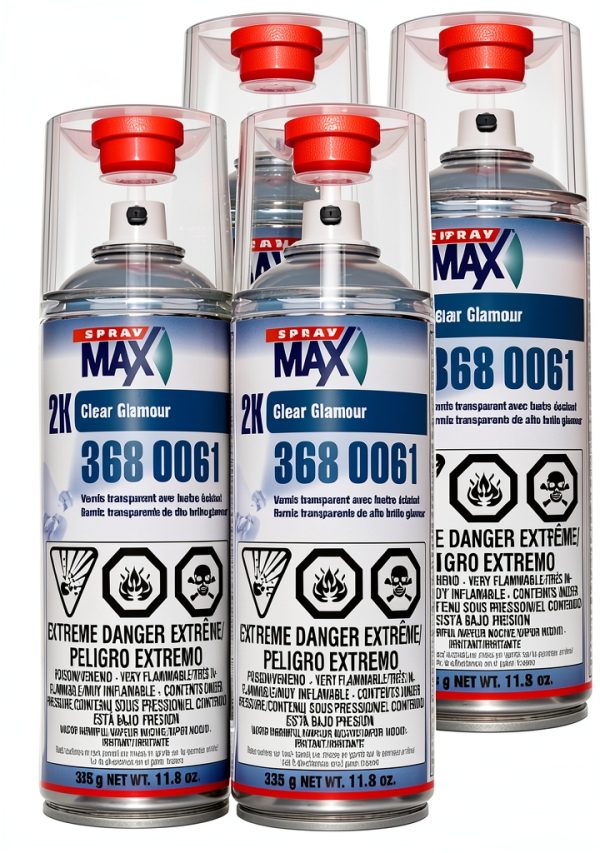 Spray Max USC 2K High Gloss Clearcoat Aerosol 4-Pack 11.8oz-0
