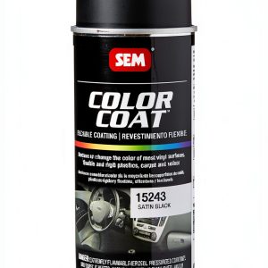 SEM Products Satin Black Color Coat 15243 12 oz Clear Finish-0