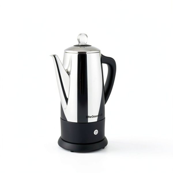 Elite Gourmet EC812# Electric 12-Cup Coffee Percolator with Keep Warm, Clear Brew Progress Knob Cool-Touch Handle Cord-less Serve, Stainless Steel-4