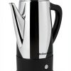 Elite Gourmet EC812# Electric 12-Cup Coffee Percolator with Keep Warm, Clear Brew Progress Knob Cool-Touch Handle Cord-less Serve, Stainless Steel-0