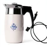 6 Cup Electric Percolator Blue Cornflower with New UL Listed Cord-0