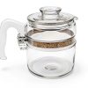 Pyrex Glass Percolator 4 Cup Coffee Pot with Lid Only-2