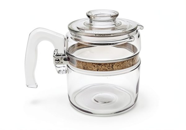 Pyrex Glass Percolator 4 Cup Coffee Pot with Lid Only-2