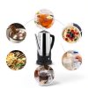 Elite Gourmet EC812# Electric 12-Cup Coffee Percolator with Keep Warm, Clear Brew Progress Knob Cool-Touch Handle Cord-less Serve, Stainless Steel-3
