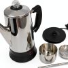 SOTECH Electric Coffee Percolator Stainless Steel Coffee Maker Coffee Pot with Cool-Touch Handle Clear Brew Progress Knob-4