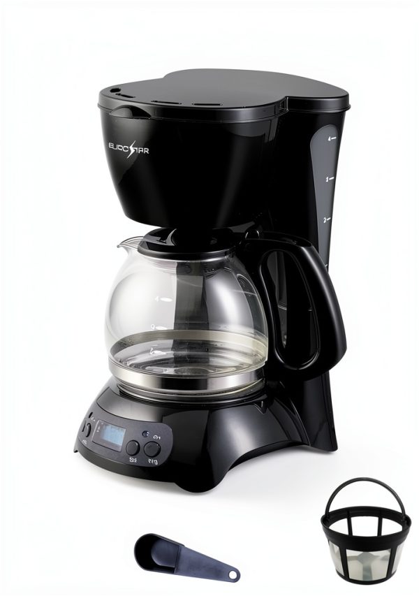 EUROSTAR CM720BT 4-Cup Programmable Coffeemaker Black-4