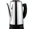 Electric Coffee Percolator Stainless Steel 12 Cup by APOXCON with-2