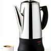 Electric Coffee Percolator Stainless Steel 12 Cup by APOXCON with-8