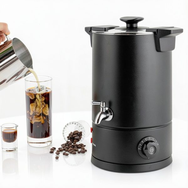Commercial Stainless Steel Percolate Coffee Maker Hot Water Urn, 40-2