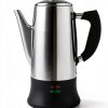 Electric Coffee Percolator Stainless Steel 12 Cup by APOXCON with-7