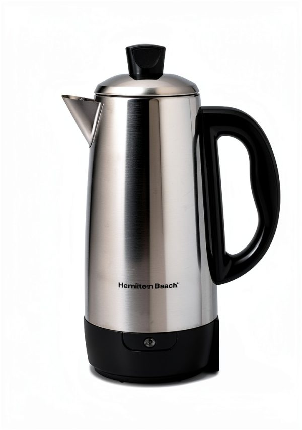 Hamilton Beach 12 Cup Electric Percolator Coffee Maker, Stainless Steel, Quick Brew, Easy Pour Spout (40616R)-8