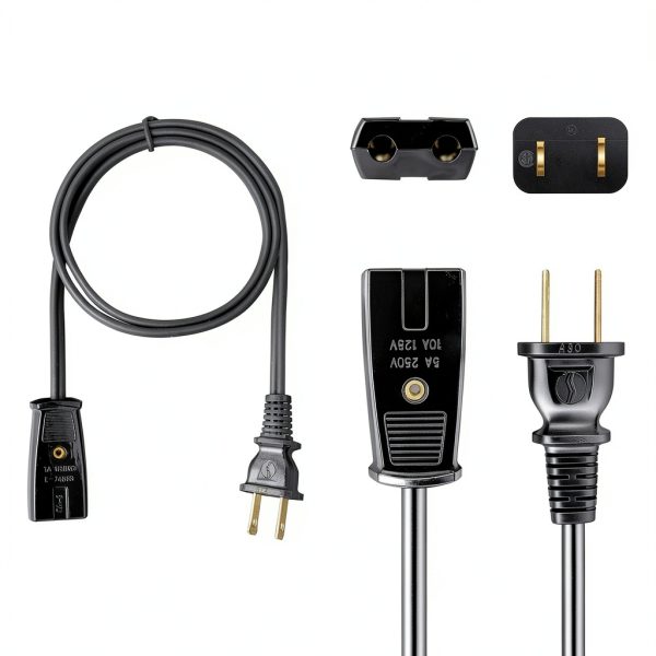 3ft 2 Pin 1/2 Inch Spacing Power Cord for Farberware Coffee-2
