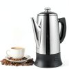 Electric Percolator Coffee Pot by APOXCON, 12 Cup Stainless Steel with-4