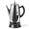 Cuisinart PRC-12 Classic 12-Cup Stainless-Steel Percolator, Black/Stainless (Renewed)-2