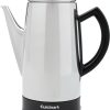 Cuisinart PRC-12 Classic 12-Cup Stainless-Steel Percolator, Black/Stainless (Renewed)-0