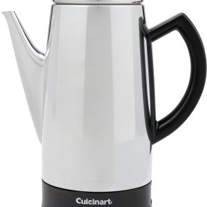 Cuisinart PRC-12 Classic 12-Cup Stainless-Steel Percolator, Black/Stainless (Renewed)-0