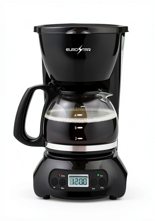 EUROSTAR CM720BT 4-Cup Programmable Coffeemaker Black-3