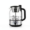 Drip Coffee Maker By Spraying Method, 1.2L Capacity, 600W Power, BPA-Free, Brewed Tea Pot Coffee Plunger, Glass Stainless Steel Tea And Coffee Brew Kettle, Electric Kettle Tea Pot,Keep warm-6