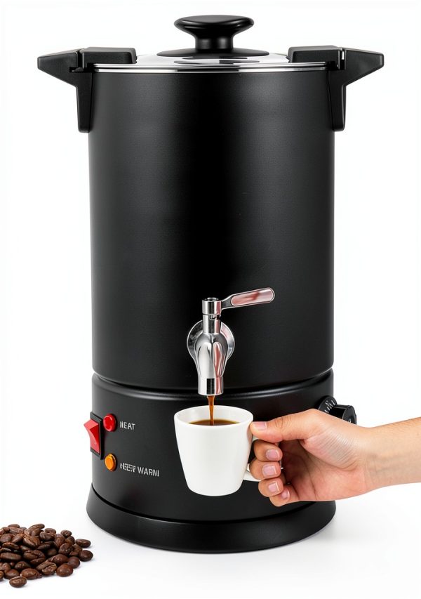 Commercial Stainless Steel Percolate Coffee Maker Hot Water Urn, 40-0