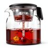 Drip Coffee Maker By Spraying Method, 1.2L Capacity, 600W Power, BPA-Free, Brewed Tea Pot Coffee Plunger, Glass Stainless Steel Tea And Coffee Brew Kettle, Electric Kettle Tea Pot,Keep warm-2