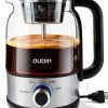 Drip Coffee Maker By Spraying Method, 1.2L Capacity, 600W Power, BPA-Free, Brewed Tea Pot Coffee Plunger, Glass Stainless Steel Tea And Coffee Brew Kettle, Electric Kettle Tea Pot,Keep warm-0