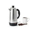Hamilton Beach 12 Cup Electric Percolator Coffee Maker, Stainless Steel, Quick Brew, Easy Pour Spout (40616R)-4