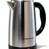 Hamilton Beach 12 Cup Electric Percolator Coffee Maker, Stainless Steel, Quick Brew, Easy Pour Spout (40616R)-0