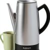 Cuisinart PRC-12 Classic 12-Cup Stainless-Steel Percolator, Black/Stainless (Renewed)-1