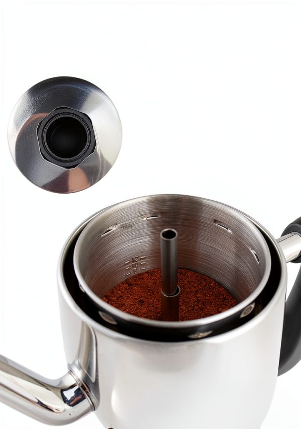 Electric Coffee Percolator Stainless Steel 12 Cup by APOXCON with-4